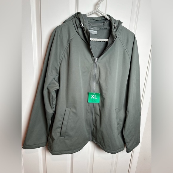 32 Degrees Jackets & Blazers - HEAT green Hooded Jacket XL